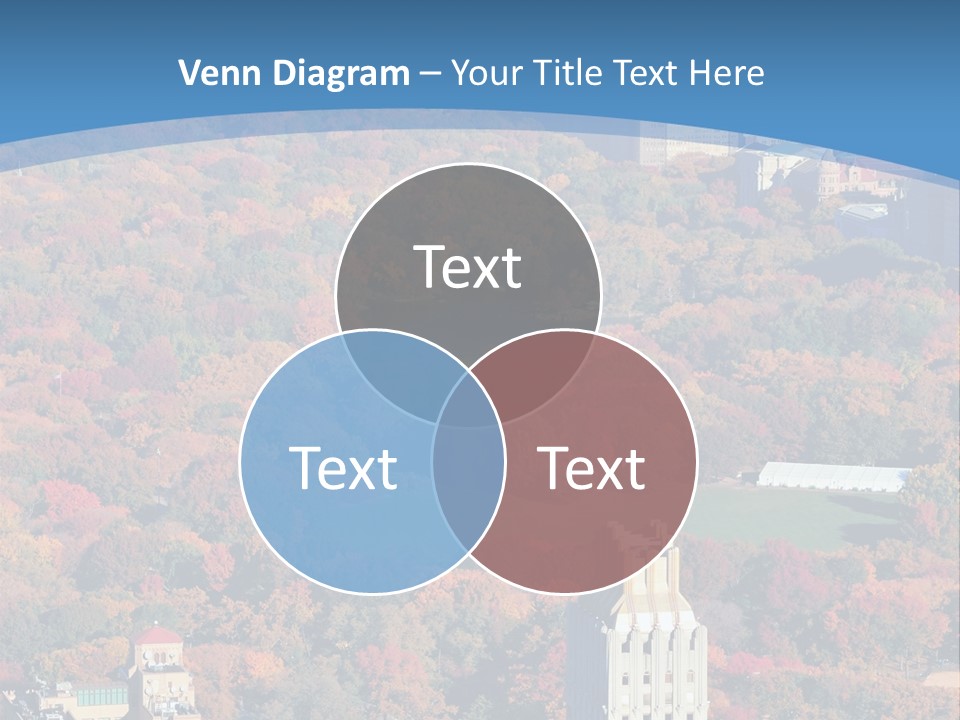 Blue City New York City PowerPoint Template