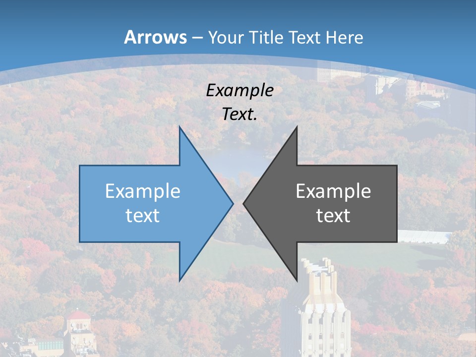 Blue City New York City PowerPoint Template