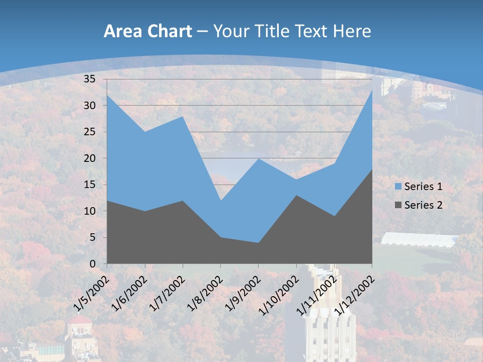 Blue City New York City PowerPoint Template