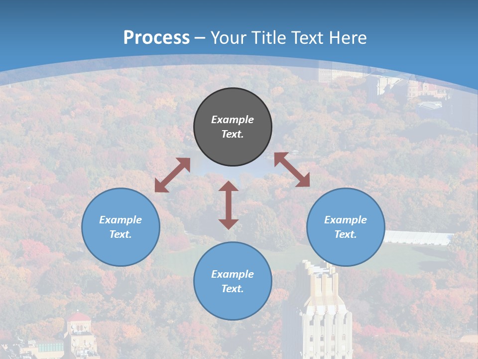 Blue City New York City PowerPoint Template