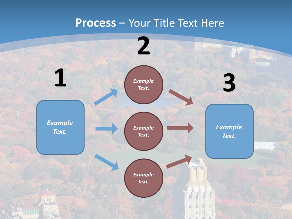 Blue City New York City PowerPoint Template