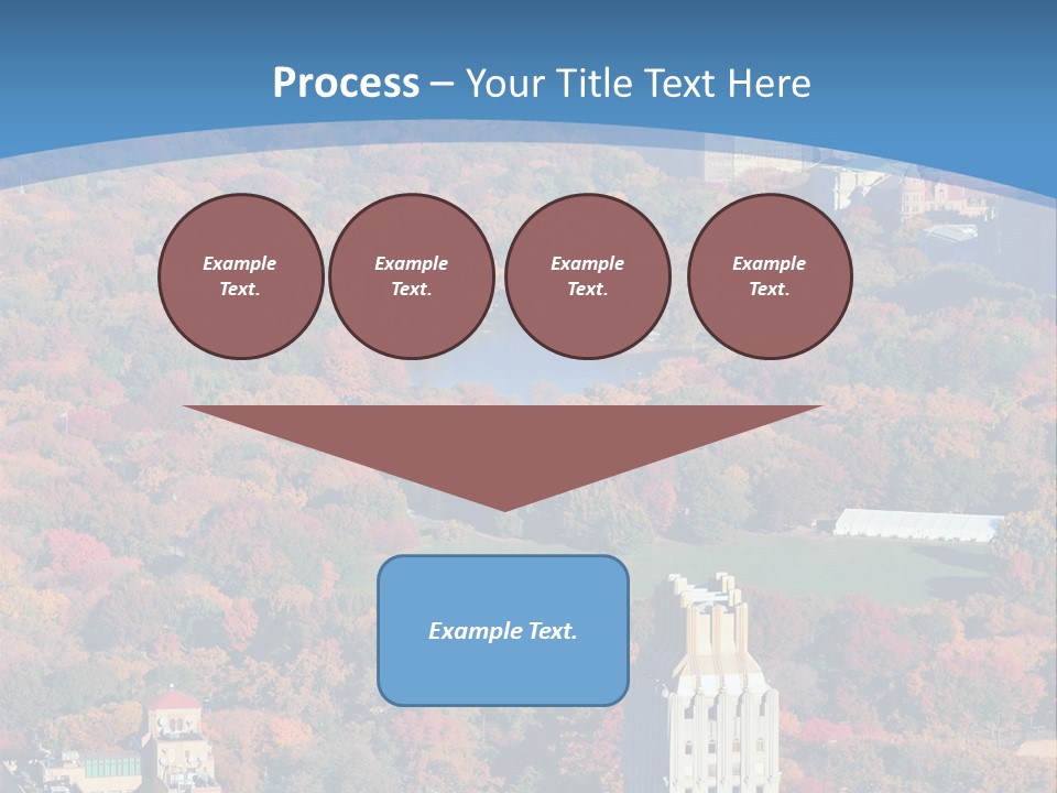 Blue City New York City PowerPoint Template