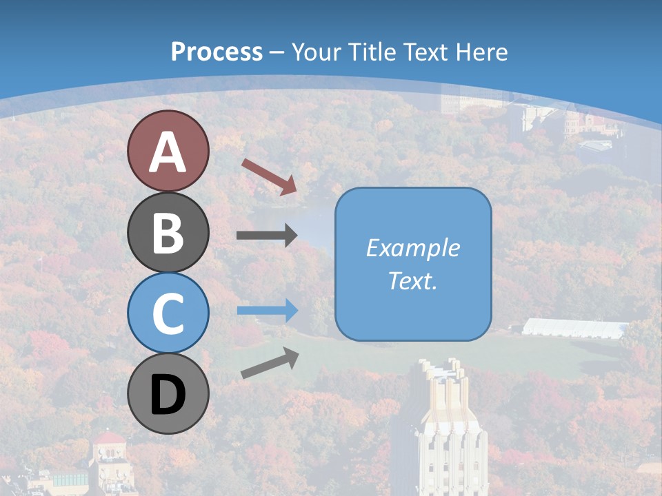 Blue City New York City PowerPoint Template