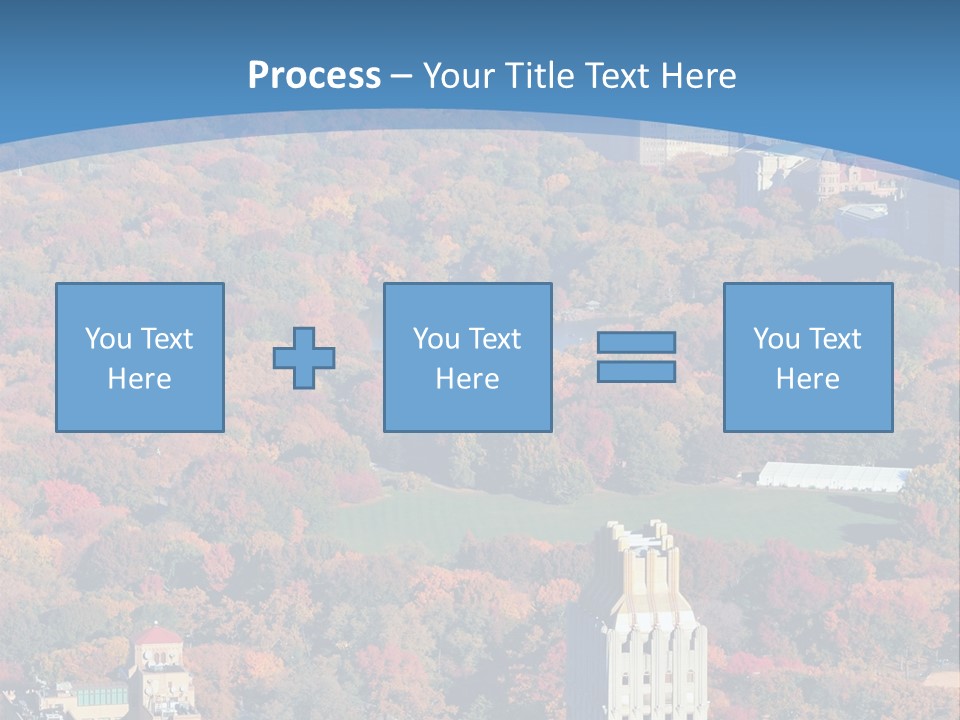 Blue City New York City PowerPoint Template