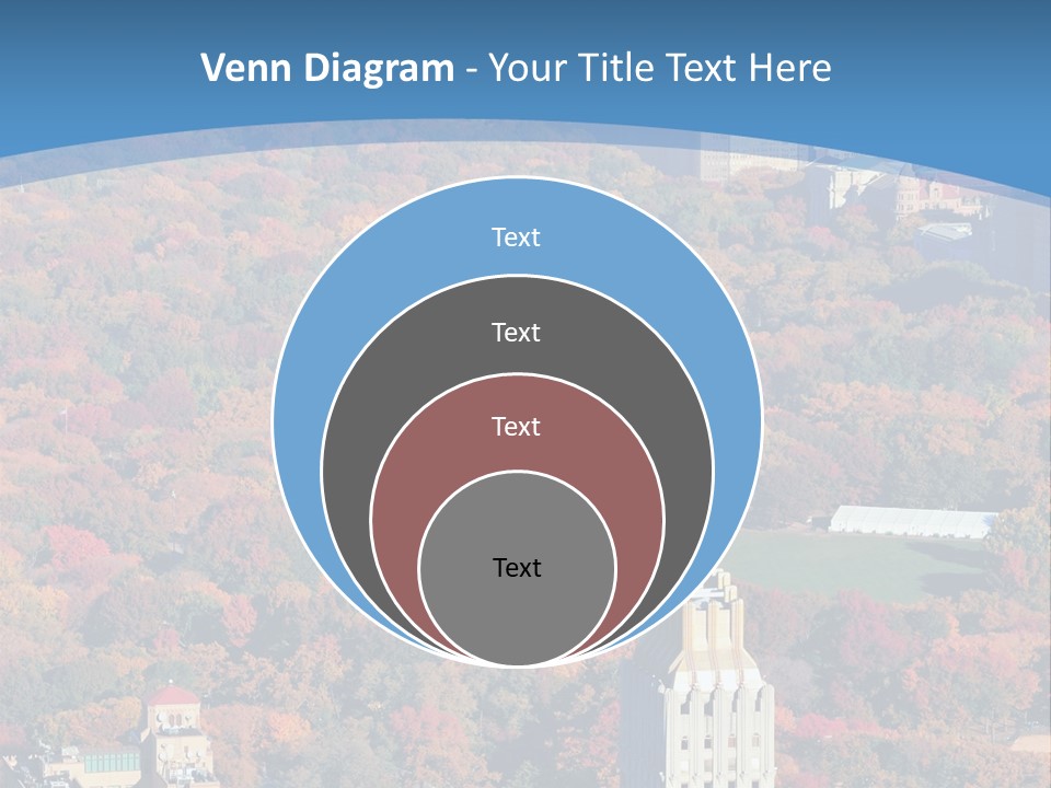 Blue City New York City PowerPoint Template