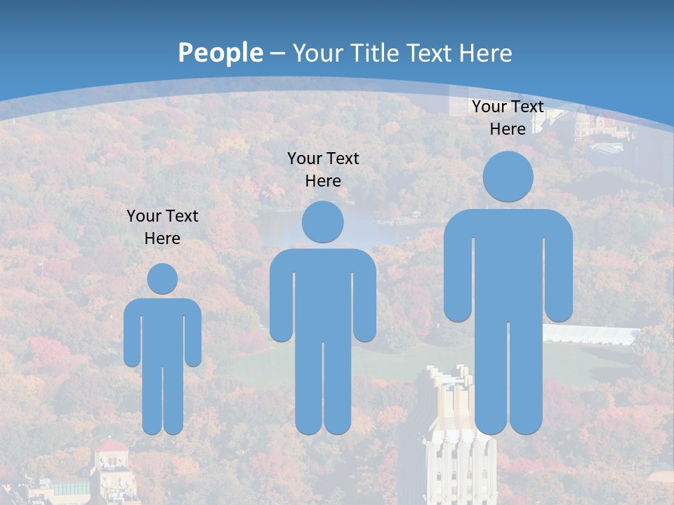 Blue City New York City PowerPoint Template