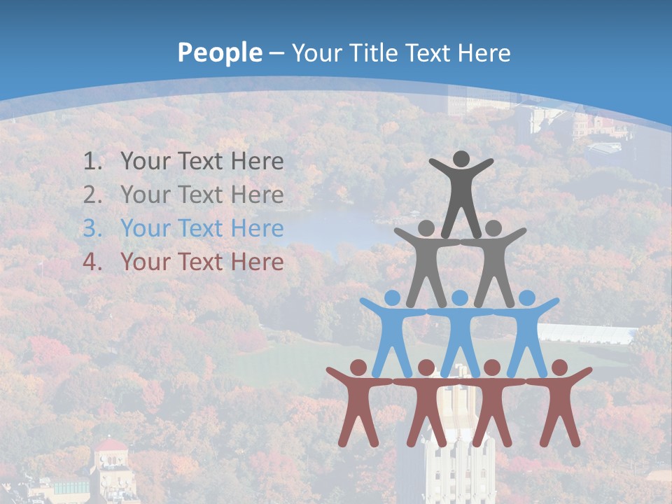 Blue City New York City PowerPoint Template