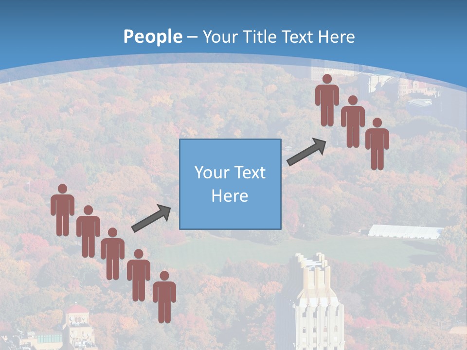 Blue City New York City PowerPoint Template