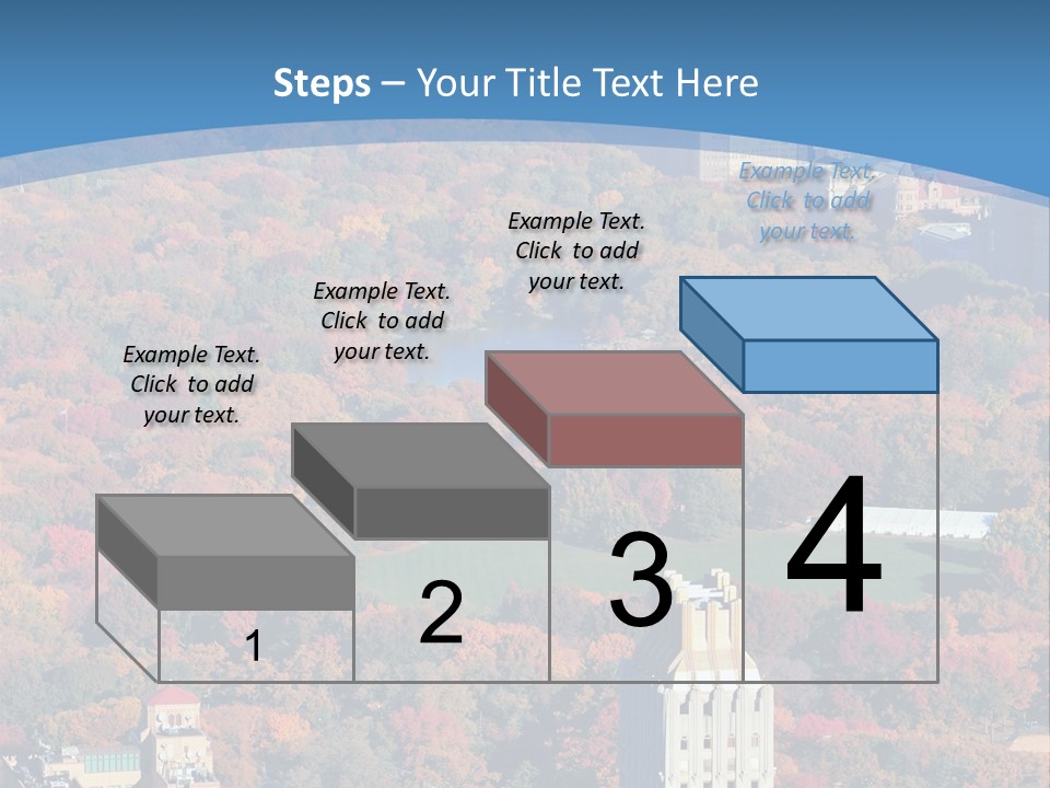 Blue City New York City PowerPoint Template