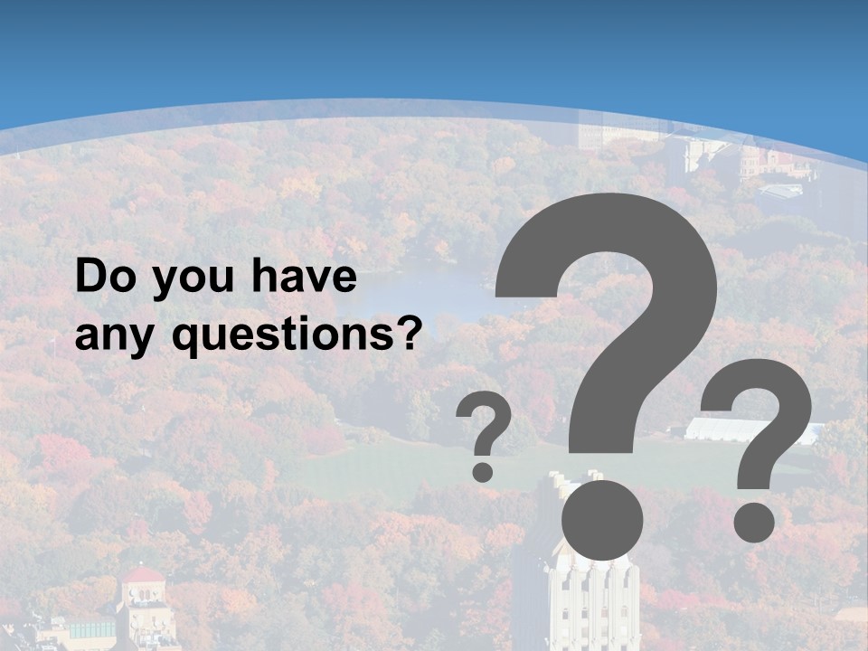 Blue City New York City PowerPoint Template