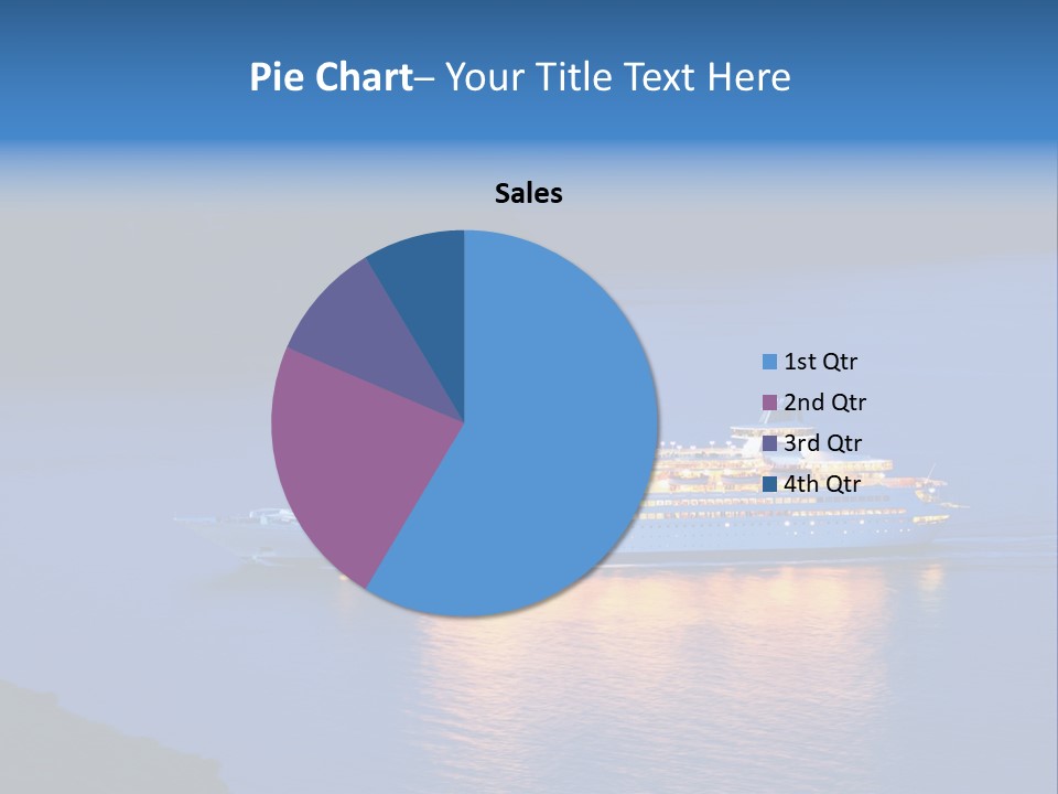 Tour Boat Sea PowerPoint Template