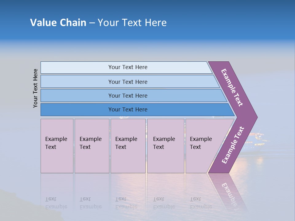Tour Boat Sea PowerPoint Template
