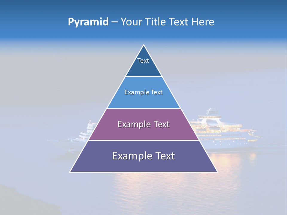 Tour Boat Sea PowerPoint Template