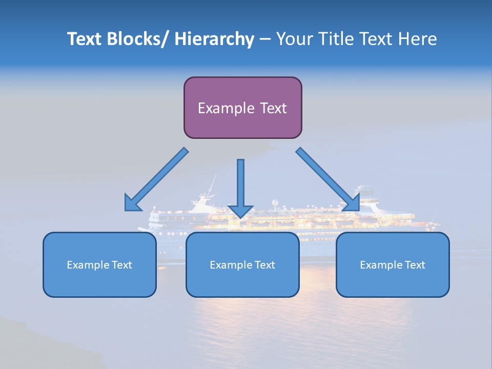 Tour Boat Sea PowerPoint Template