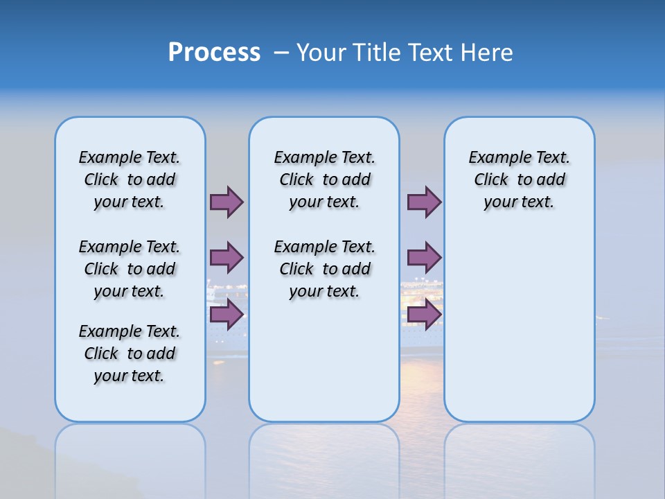 Tour Boat Sea PowerPoint Template