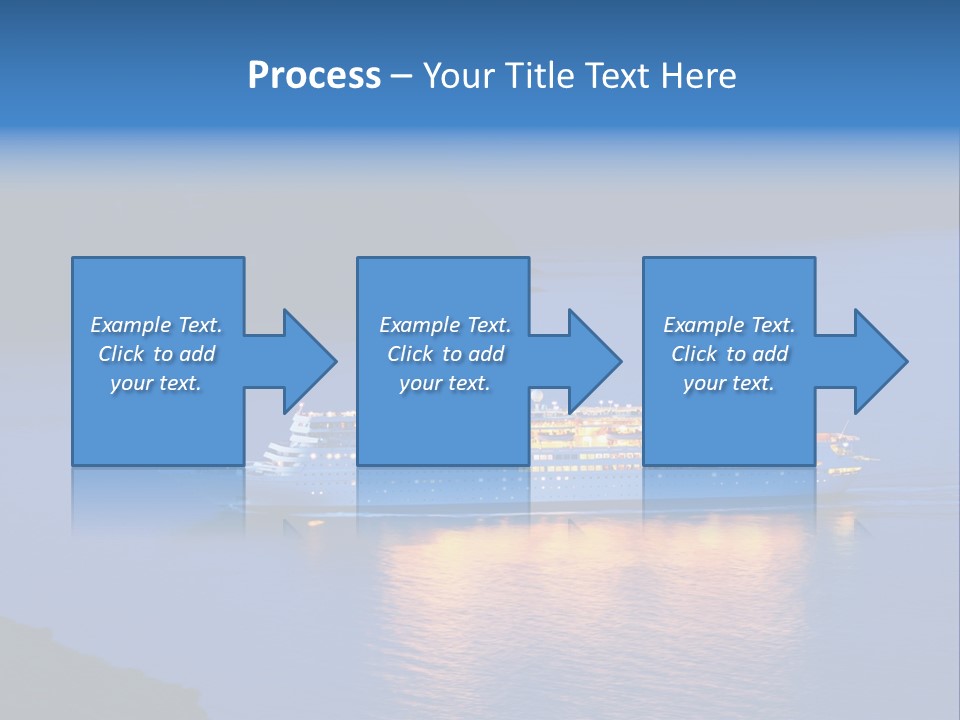 Tour Boat Sea PowerPoint Template