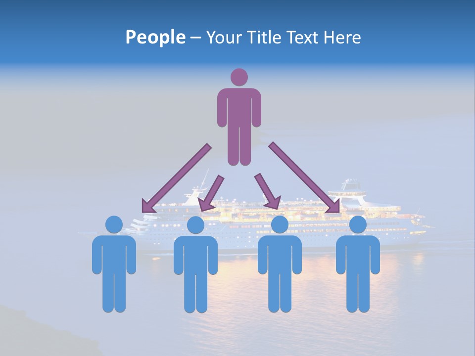 Tour Boat Sea PowerPoint Template