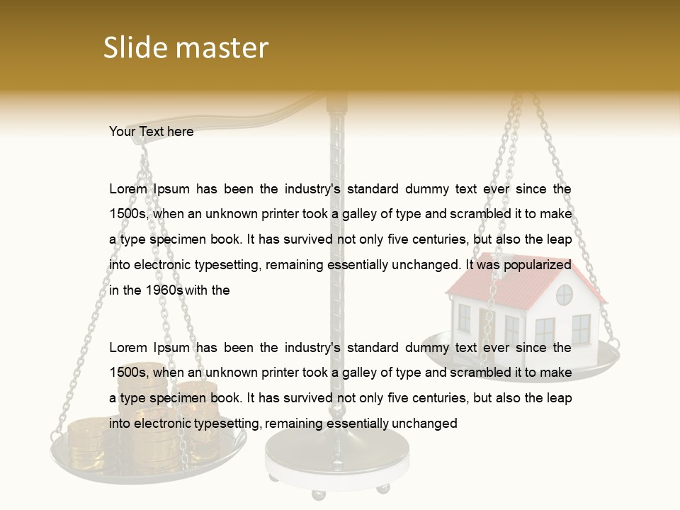 Balance Weight Concept PowerPoint Template