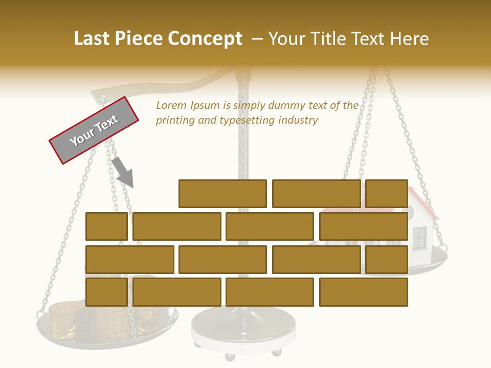 Balance Weight Concept PowerPoint Template