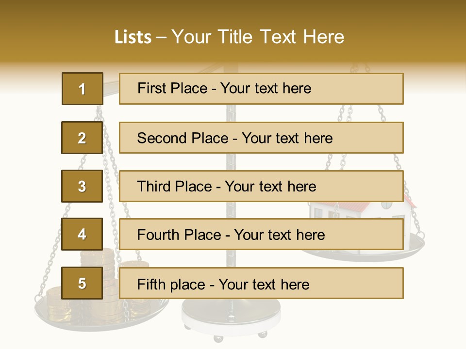 Balance Weight Concept PowerPoint Template