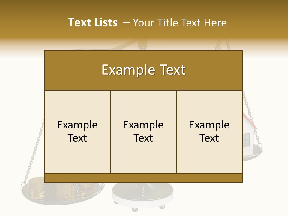 Balance Weight Concept PowerPoint Template