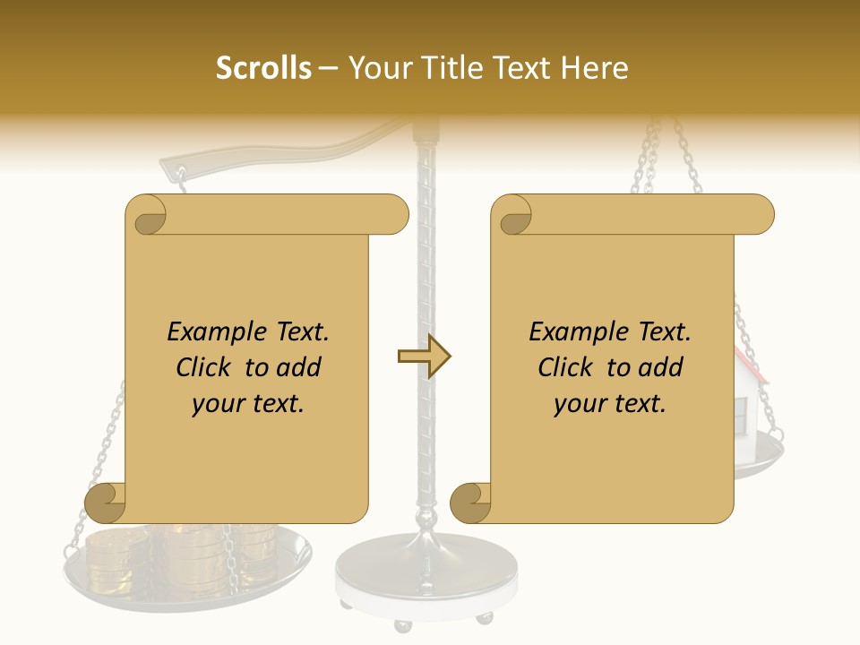 Balance Weight Concept PowerPoint Template