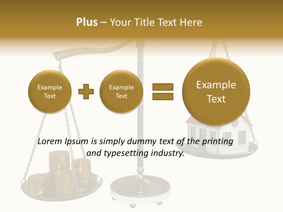 Balance Weight Concept PowerPoint Template