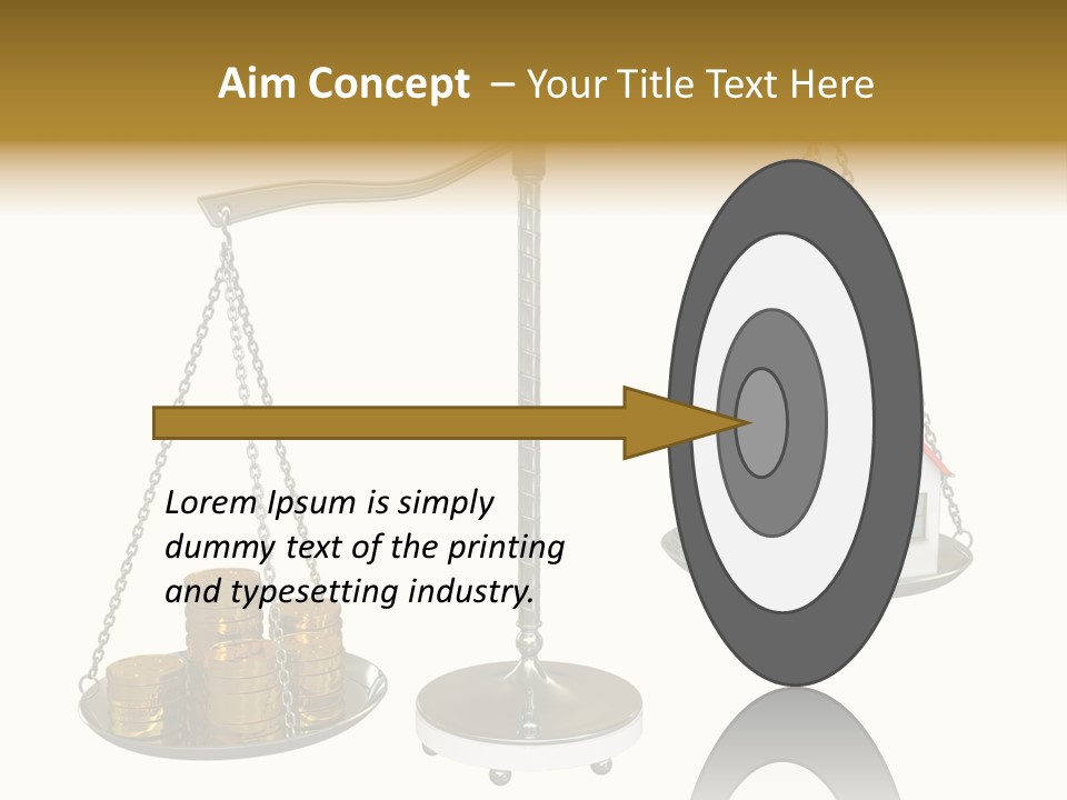 Balance Weight Concept PowerPoint Template