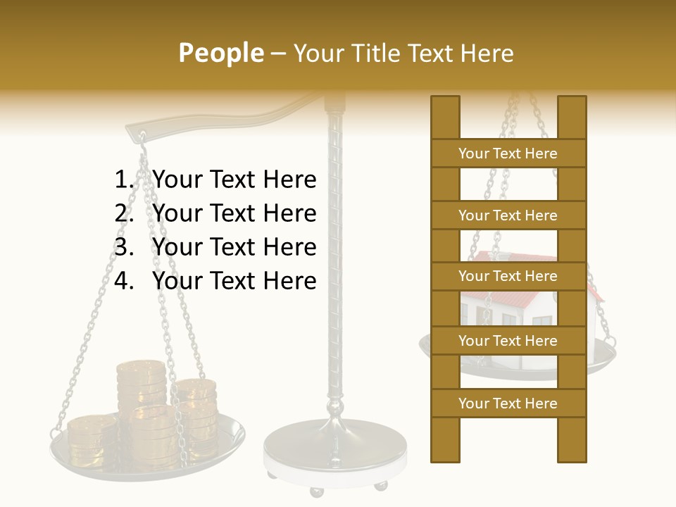 Balance Weight Concept PowerPoint Template
