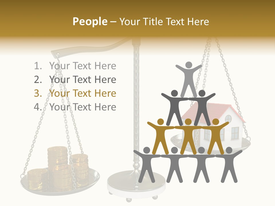 Balance Weight Concept PowerPoint Template