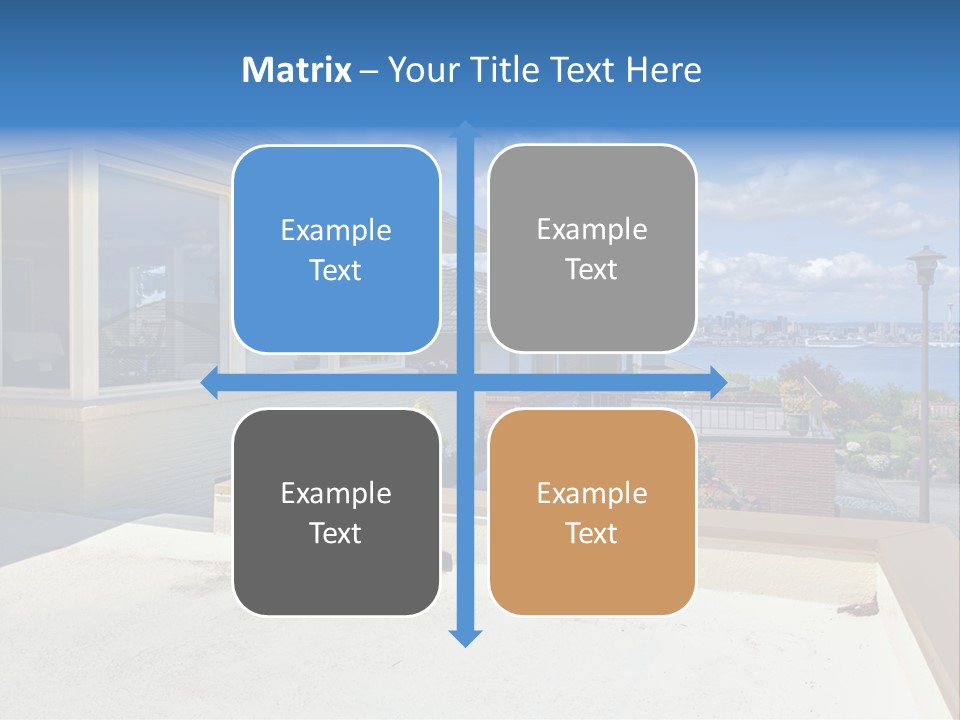 Outdoor Northwest Wood PowerPoint Template