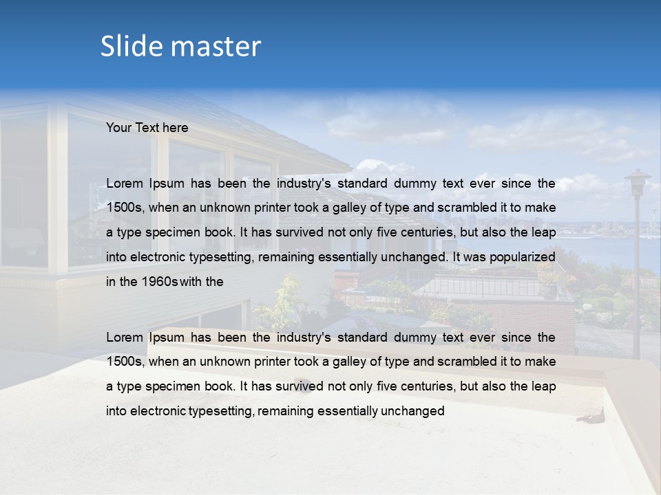 Outdoor Northwest Wood PowerPoint Template