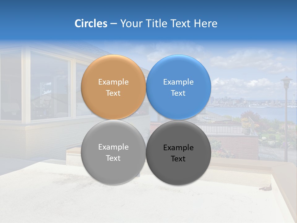 Outdoor Northwest Wood PowerPoint Template