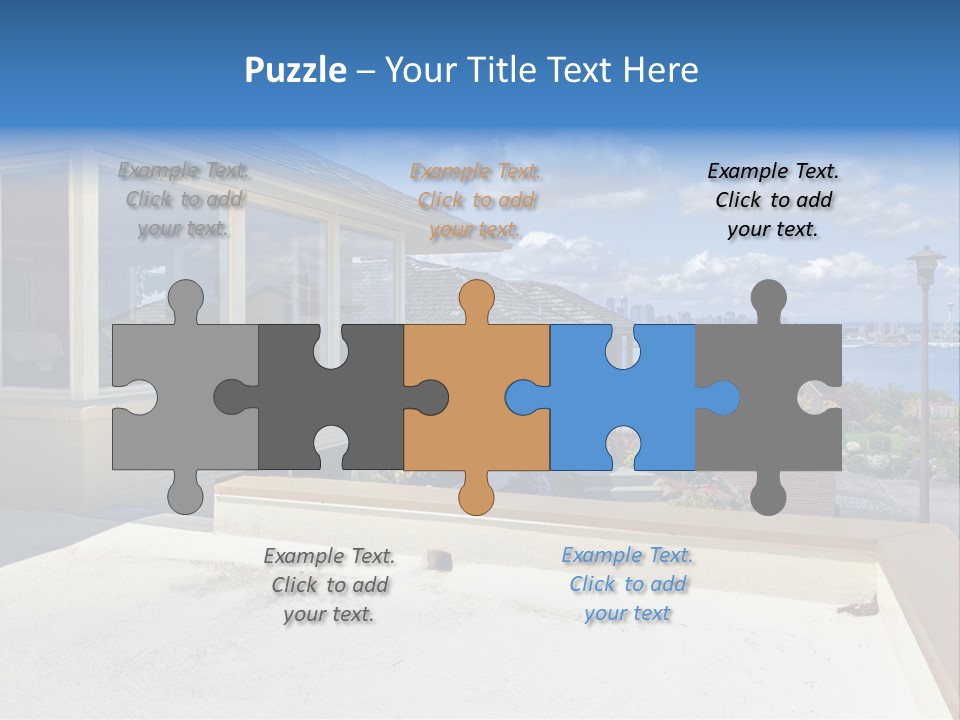 Outdoor Northwest Wood PowerPoint Template