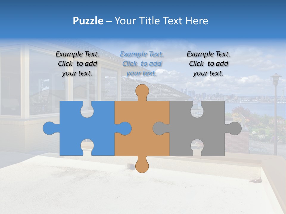 Outdoor Northwest Wood PowerPoint Template