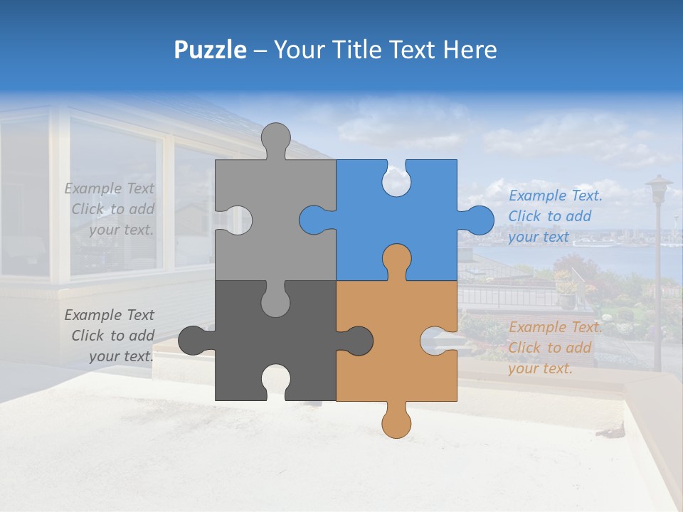 Outdoor Northwest Wood PowerPoint Template