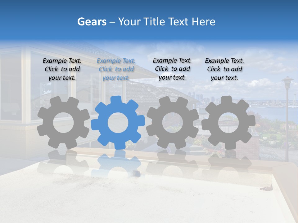 Outdoor Northwest Wood PowerPoint Template