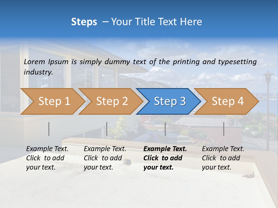 Outdoor Northwest Wood PowerPoint Template