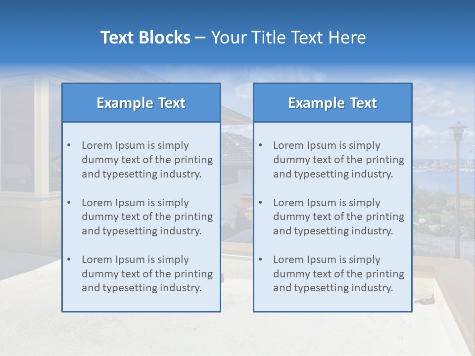 Outdoor Northwest Wood PowerPoint Template