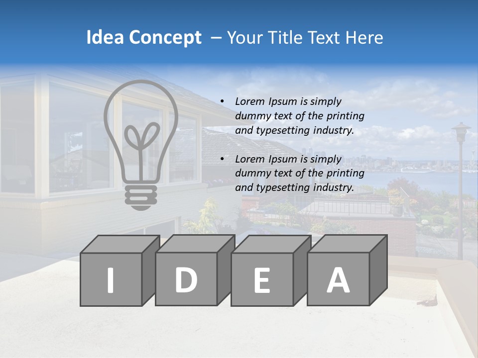 Outdoor Northwest Wood PowerPoint Template