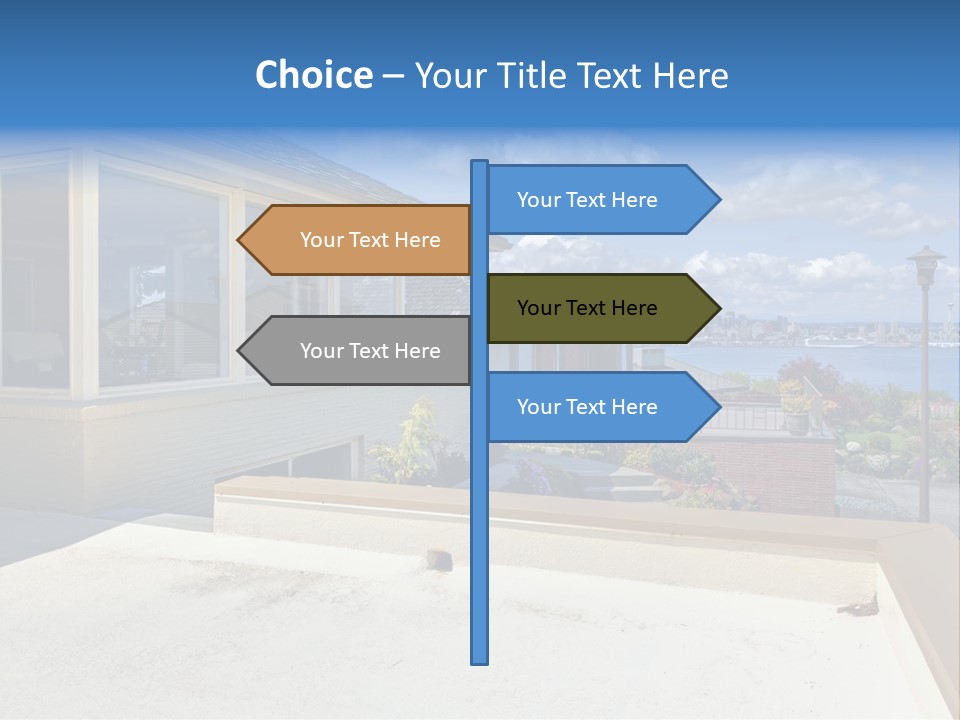 Outdoor Northwest Wood PowerPoint Template