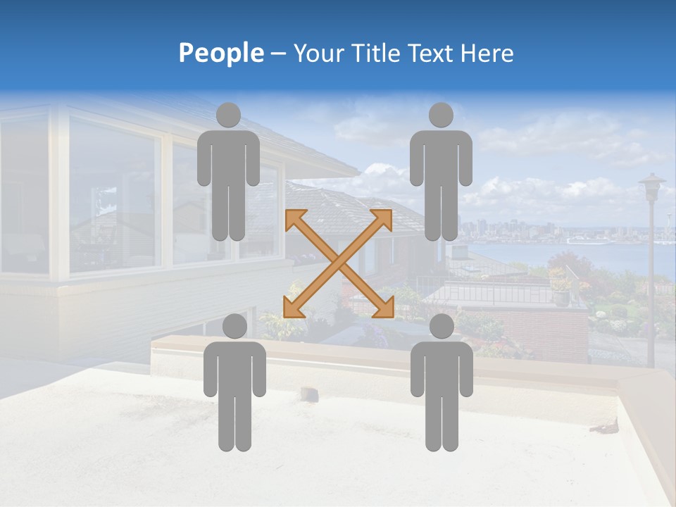 Outdoor Northwest Wood PowerPoint Template