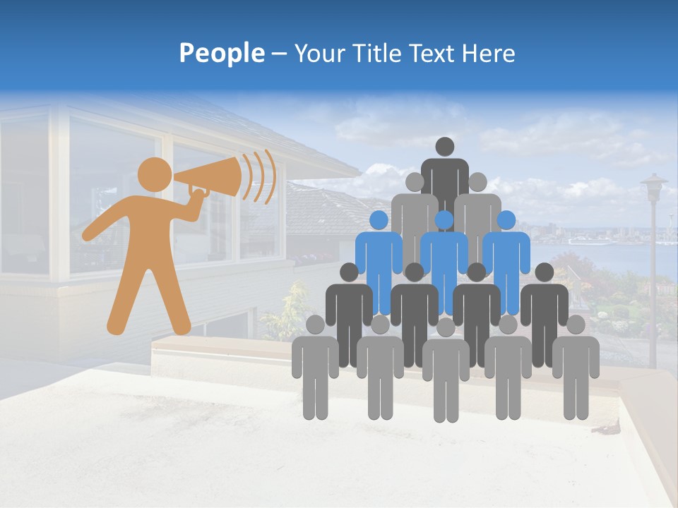 Outdoor Northwest Wood PowerPoint Template