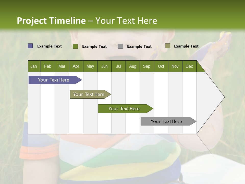 Painter Montessori Smiley Face PowerPoint Template