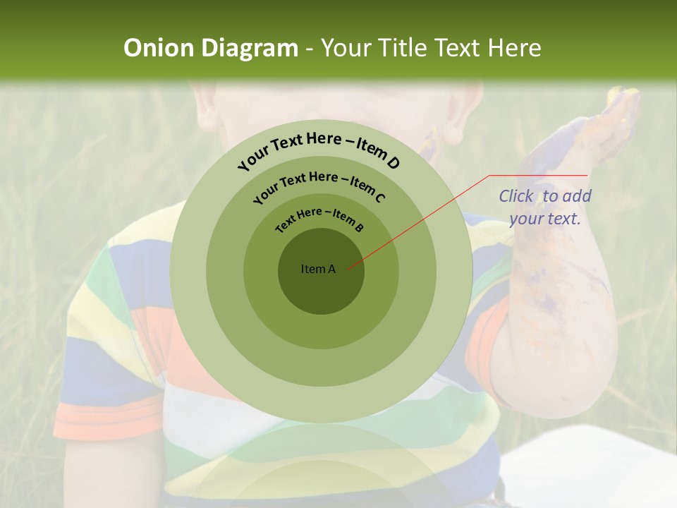 Painter Montessori Smiley Face PowerPoint Template