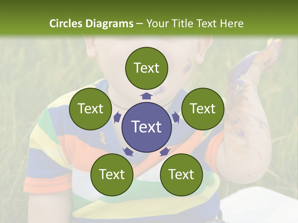 Painter Montessori Smiley Face PowerPoint Template