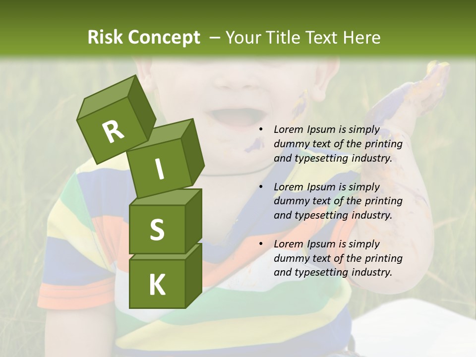 Painter Montessori Smiley Face PowerPoint Template