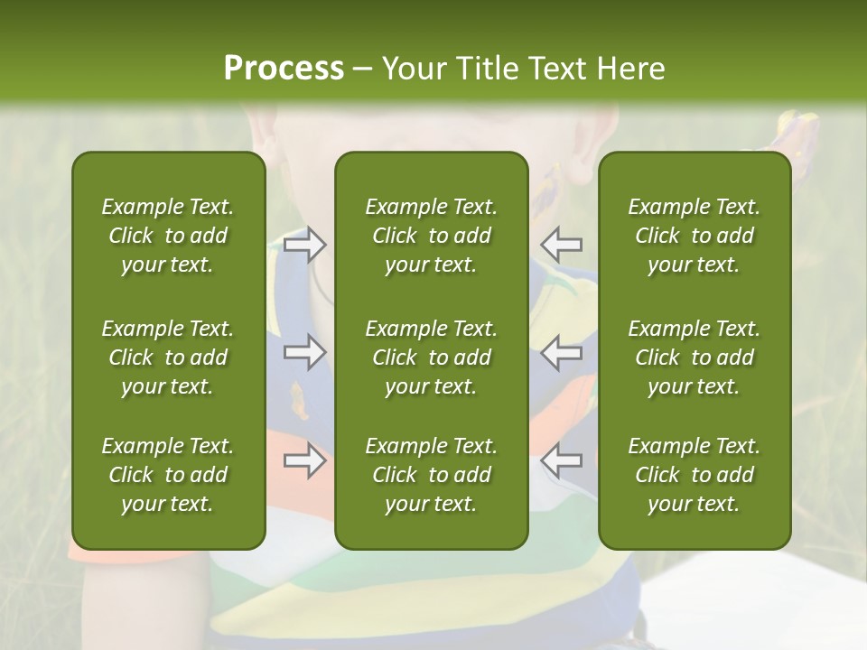 Painter Montessori Smiley Face PowerPoint Template