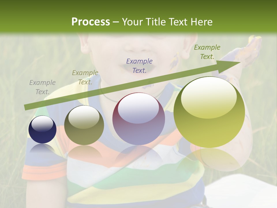 Painter Montessori Smiley Face PowerPoint Template
