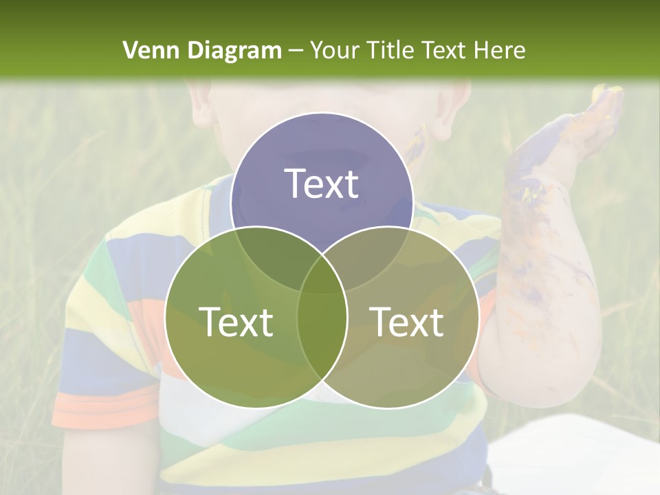 Painter Montessori Smiley Face PowerPoint Template